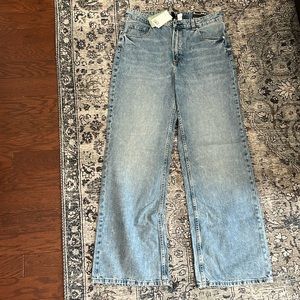H&M Wide High Waist Jeans